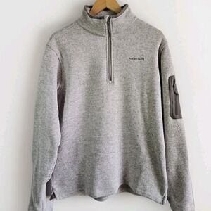 Avalanche Outdoors Thermalation Men's Large Khaki  Quarter Zip Relaxed  Pullover